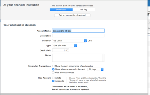edit payee in quicken for mac